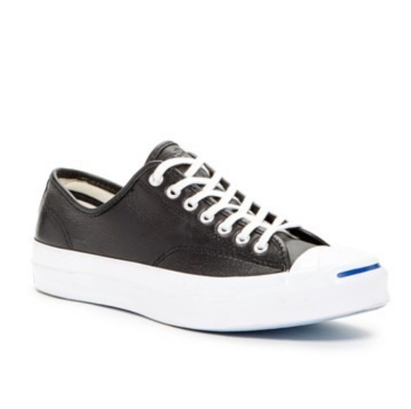 Converse Jack Purcell Signature Ox Leather Blck 13 - Picture 1 of 8